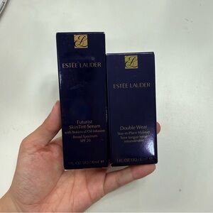 Estee Lauder Futurist SkinTint Serum and Double Wear Foundation